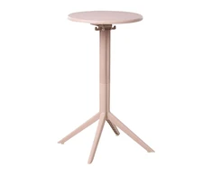 Beliani Sodo baro stalas LEGRENA 60 cm 60 cm smėlio spalvos