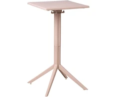 Beliani Sodo baro stalas LEMNOS 60 cm 60 cm smėlio spalvos