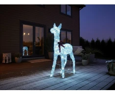 Beliani Sodo LED dekoracija AURENNE Elnias 110 cm Balta