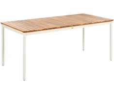 Beliani Sodo stalas 6 žmonėms CORRICELLA 180 × 90 cm, akacijos mediena, rudas