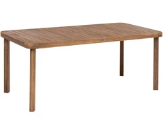 Beliani Sodo stalas 6 žmonėms RONCELLO 180 × 90 cm, akacijos mediena, rudas