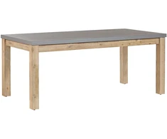 Beliani Sodo stalas OSTUNI 180 cm 90 cm betono pilkas