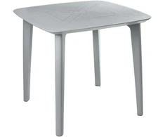 Beliani Sodo stalas SORICO 86 cm 86 cm Pilkas