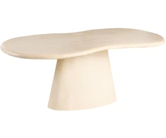 Beliani Sodo stalas SPOLETO 200 cm 110 cm smėlio spalvos