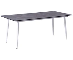 Beliani Sodo stalas TOLENTINO 180 cm 90 cm akmens imitacija pilkas