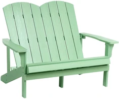 Beliani Sodo suoliukas ADIRONDACK 125 cm Šviesiai žalias