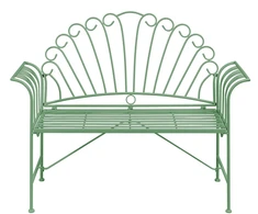 Beliani Sodo suoliukas CAVINIA, 125 cm, metalinis, žalias