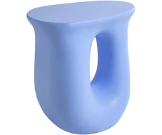 Beliani Šoninis staliukas IDRO 42 cm 28 cm mėlynas