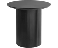 Beliani Šoninis staliukas LEONA juodas