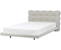 Beliani SOULISSE lova 120 x 200 cm, smėlio spalvos