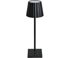 Beliani Stalinė lempa POMBEIRO, metalinė, juoda