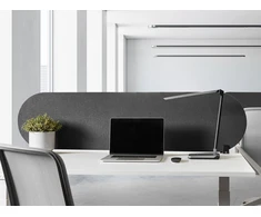 Beliani Stalo pertvara SPARKY, 160 x 40 cm, tamsiai pilka
