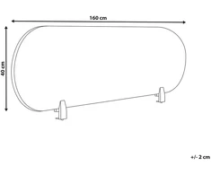 Beliani Stalo pertvara SPARKY 160 x 40 cm, žalia