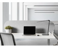 Beliani Stalo pertvara SPARKY 160 x 40 cm šviesiai pilka