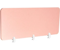 Beliani Stalo pertvara SPLIT 180 x 50 cm Persikų spalvos