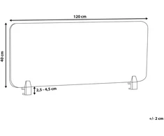 Beliani Stalo pertvara WALLY 120 × 40 cm, mėlyna