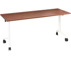 Beliani Sulankstomas rašomasis stalas CAVI, tamsiai rudas, 160 cm x 60 cm