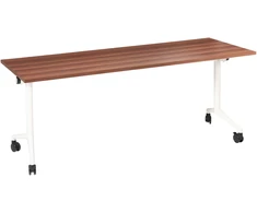 Beliani Sulankstomas rašomasis stalas CAVI, tamsiai rudas, 180 cm x 60 cm