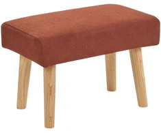 Beliani Taburetė TAKOMA Oranžinė