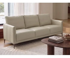Beliani Trijų vietų sofa CILENS, šviesiai smėlinė