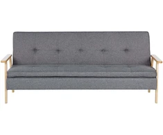 Beliani Trijų vietų sofa TJORN, pilka