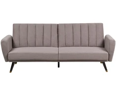 Beliani Trivietė išskleidžiama sofa VIMMERBY, šviesiai ruda