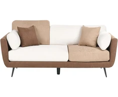 Beliani Trivietė sofa BOLGA ruda