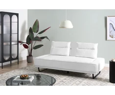 Beliani Trivietė sofa FAXEN Balta