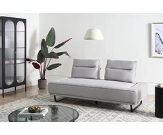 Beliani Trivietė sofa FAXEN pilka