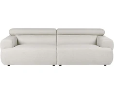Beliani Trivietė sofa HOVDEN, kreminė balta