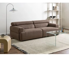 Beliani Trivietė sofa HOVDEN ruda