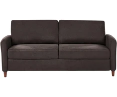 Beliani Trivietė sofa MARE tamsiai ruda