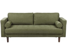Beliani Trivietė sofa NURMO, tamsiai žalia