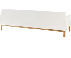 Beliani Trivietė sofa SOSJO Boucle, kreminės spalvos