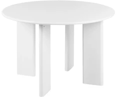 Beliani Valgomojo stalas COSMO baltas 120 cm