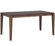 Beliani Valgomojo stalas LOTTIE tamsaus riešutmedžio spalvos 160 cm 90 cm