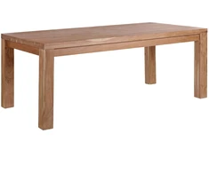 Beliani Valgomojo stalas TESA Rudas 180x90 cm Akacijos mediena