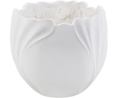 Beliani Vazonas ARPONE 44 cm baltas