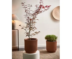 Beliani Vazonas DARIA 30 cm rudas