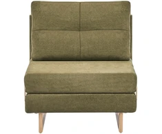 Beliani Vienvietė išskleidžiama sofa JERSLEV, žalia