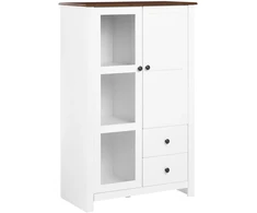 Beliani Vitrina PIMBA 80 cm Balta