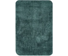 Beliani Vonios kilimėlis URLANA tamsiai žalias 60 x 90 cm mikropluoštas