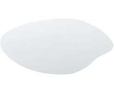 Beliani Vonios veidrodis su LED apšvietimu SOLOGNY 120 cm x 60 cm, sidabrinis