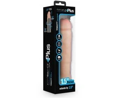 Blush PERFORMANCE PLUS 2 COLIŲ SILIKONINIS PENIO DIDINTUVAS, SMĖLIO SPALVOS
