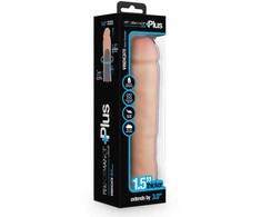 Blush PERFORMANCE PLUS 3 colių silikoninis varpos plėtiklis, smėlio spalvos