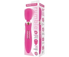 Bodywand KŪNO LAZDELĖ RUMBLE WAND 25,4 CM KARŠTA ROŽINĖ