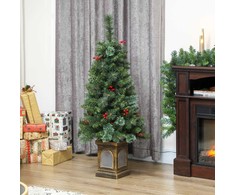 Dirbtinė kalėdinė eglutė su 100 LED ir 8 apšvietimo režimais, žalia, 120 cm