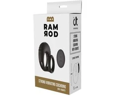 Dreamtoys RAMROD Galingai vibruojantis varpos žiedas su nuotoliniu valdymu
