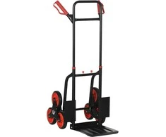 DURHAND laiptų kopiklis 150 kg sunkvežimis su maišais Transportavimo sunkvežimis Reguliuojamas rankenos aukštis Sulankstomas plienas 45 x 60 x 109 cm