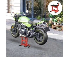 DURHAND Motociklo keltuvas, 150 kg keliamoji galia, 275/395 mm reguliuojamas aukštis, skirtas naudoti garaže ir lauke